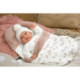 Muñecas Arias Muñeca con Peso Elegance Andie Rosa con Saquito de Dormir 40 cm