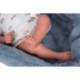 Muñeca Arias Andie Azul con Cuna 40 cm