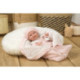 Muñecas Arias Elegance Babyto Rosa con Manta 35 cm