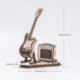 Robotime Guitarra Eléctrica con Amplificador Maqueta de Madera