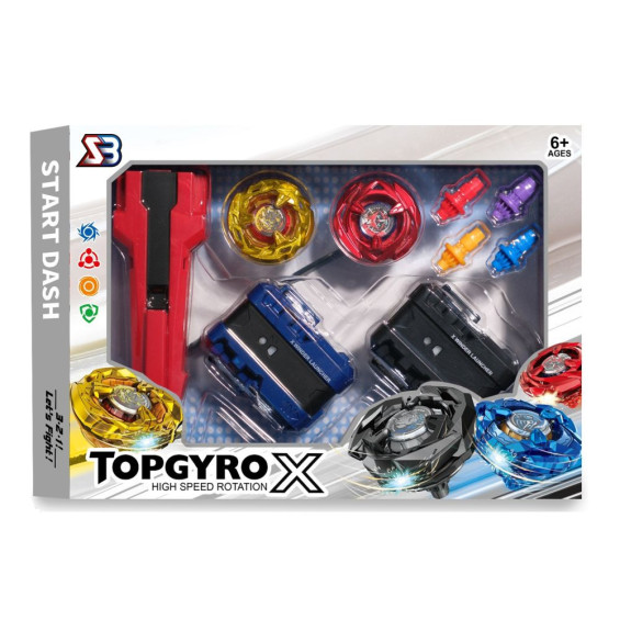 TopGyro X High Speed Rotation Juego con 2 Peonzas Varios Modelos