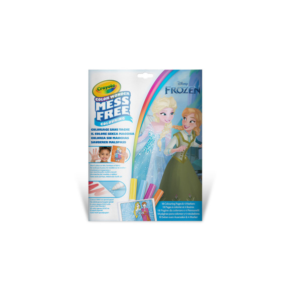 Crayola Color Wonder 4 Rotuladores sin Manchas de Disney Frozen