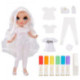 MGA Rainbow High Color & Create Muñeca Ojos Azules