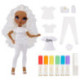 MGA Rainbow High Color & Create Muñeca Ojos Morados