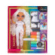 MGA Rainbow High Color & Create Muñeca Ojos Morados