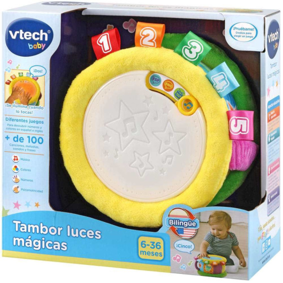 VTech Baby Tambor Lces Mágicas Bilingüe