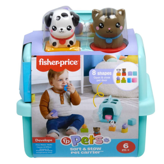 Fisher-Price Pets Transportín Clasifica y Guarda