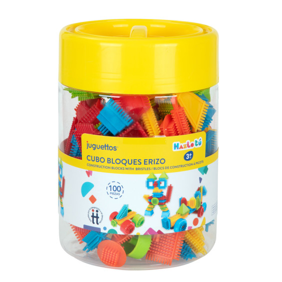 Hazlo Tú Cubo Bloques Erizo 100 Piezas