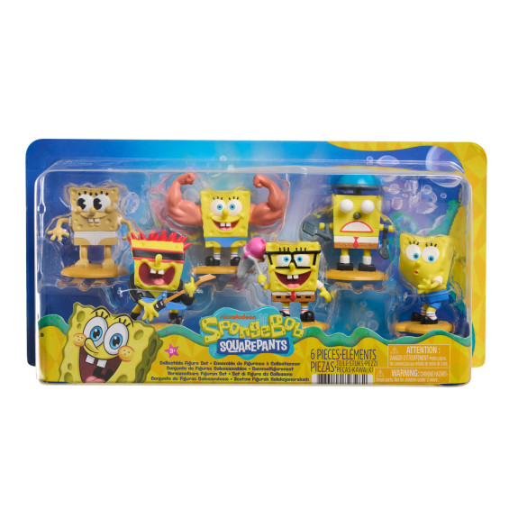 Bob Esponja Pack 6 Figuras Varios Modelos