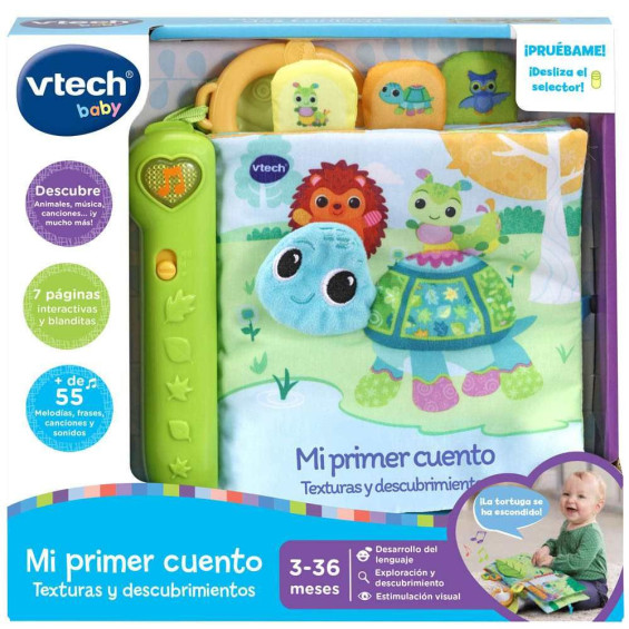 VTech Baby Mi primer Cuento Texturas y Descubrimiento