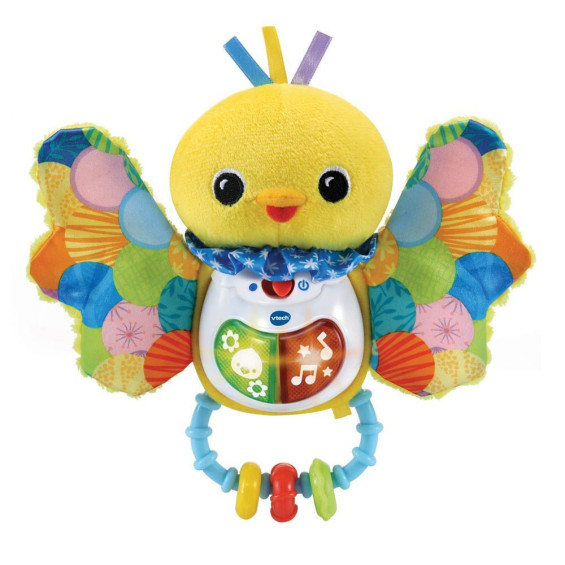 VTech Baby Sonajero Pajarito de Tela Melodías y Sensaciones