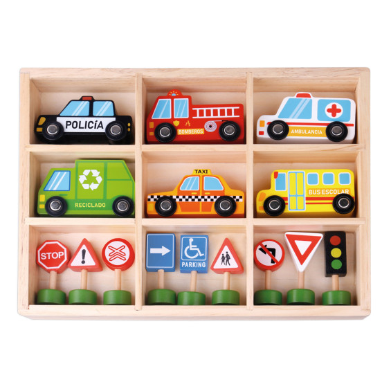 Nenittos Set de Educación Vial de Madera