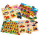 Nenittos Cajón 4 Puzzles de Madera