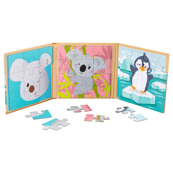 Imaginarium Magnetic 3 Puzzles Animales