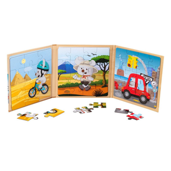 Imaginarium Magnetic 3 Puzzles Viaje