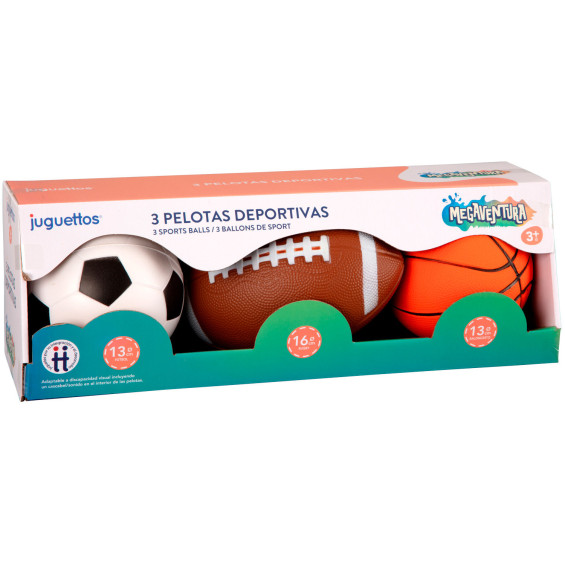 Megaventura 3 Pelotas Deportivas