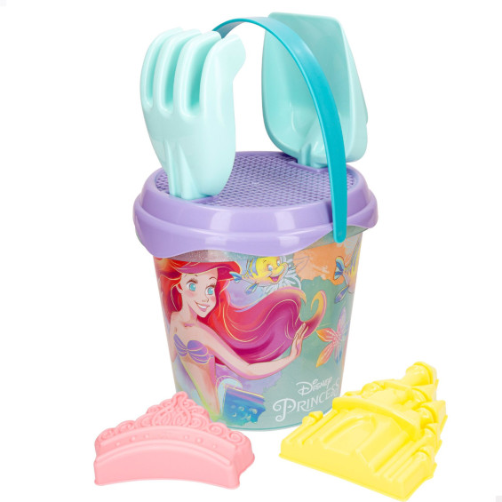 Disney La Sirenita Set Cubo de Playa con Accesorios