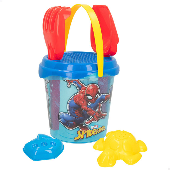 SPIDER-MAN Set de Cubo de Playa con Accesorios