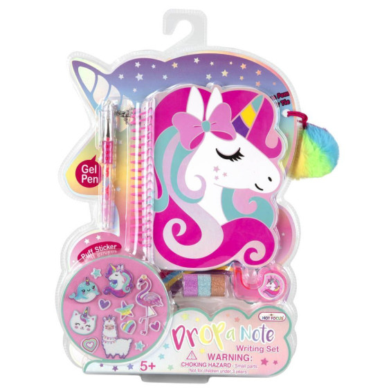 Libreta Unicornio con Accesorios de Papelería