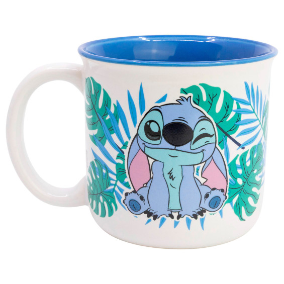 Stitch Aloha Taza de Cerámica de Desayuno 400 ml en Caja de Regalo