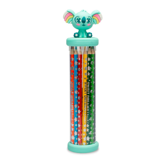 Sweet Dreams and Friends Tubo con Topper 3D y 12 Lápices Varios Modelos