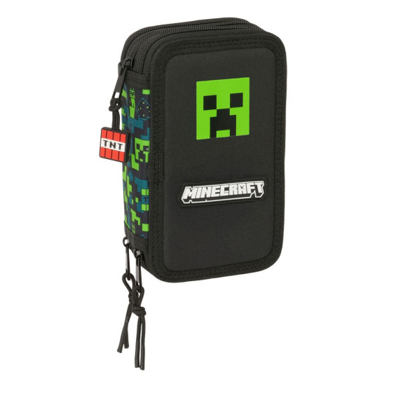 Minecraft TNT Plumier Triple 37 Piezas