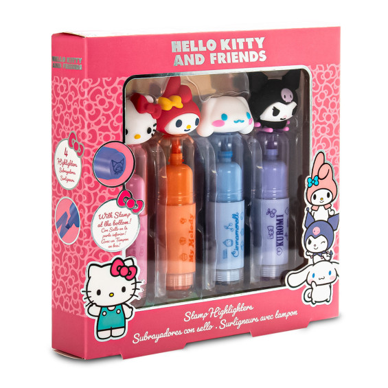 Hello Kitty and Friends Pack 4 Subrayadores