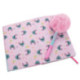 Stitch Cuaderno Squshy con Bolígrafo Pompón