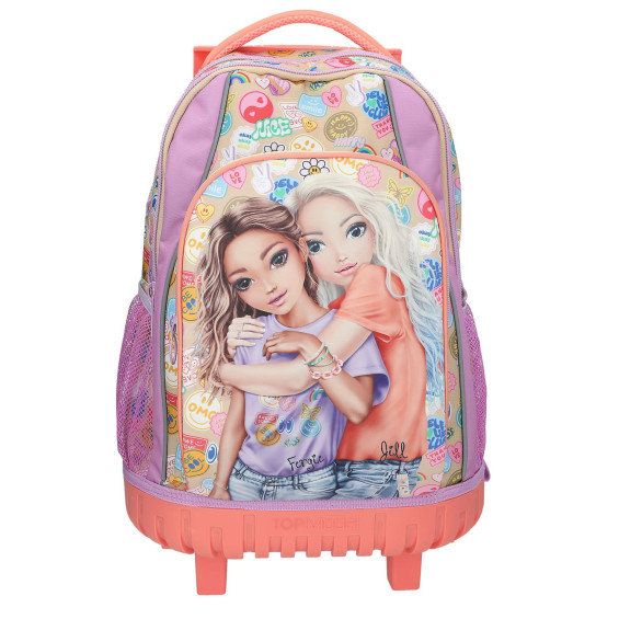 TOPModel Mochila Escolar con Trolley Incorporado