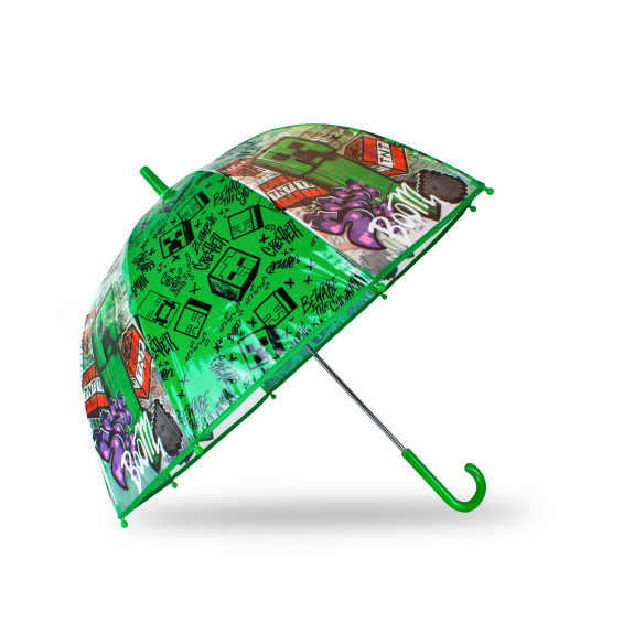 Minecraft Paraguas Transparente Campana 46 cm