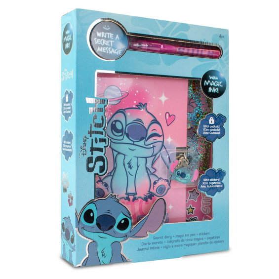 Stitch Diario Secreto con Bolígrafo Mágico