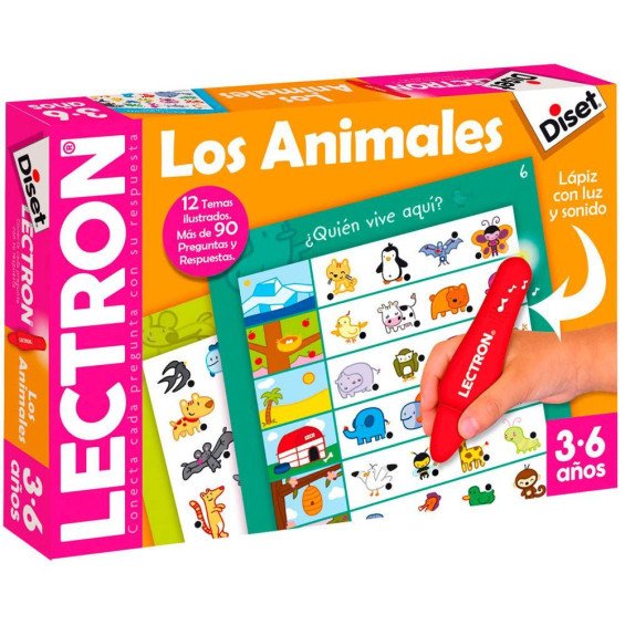 Diset Lectron Lápiz los Animales