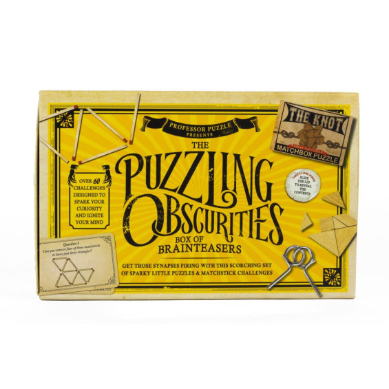 Professor Puzzle The Puzzling Obscurities Caja con Desafíos para la Mente