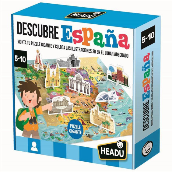Headu Descubre España Juego Educativo de Geografía