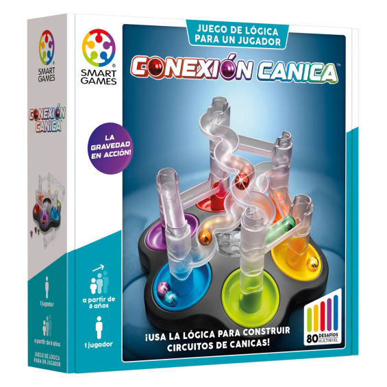 Smart Games Conexión Canica Juego de Lógica para 1 Jugador