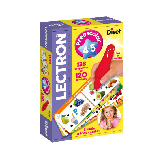 Diset Lectron Fan on the Go Preescolar Juego de Mesa 4-5 Años