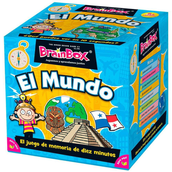 Asmodee BrainBox El Mundo Juego de Mesa