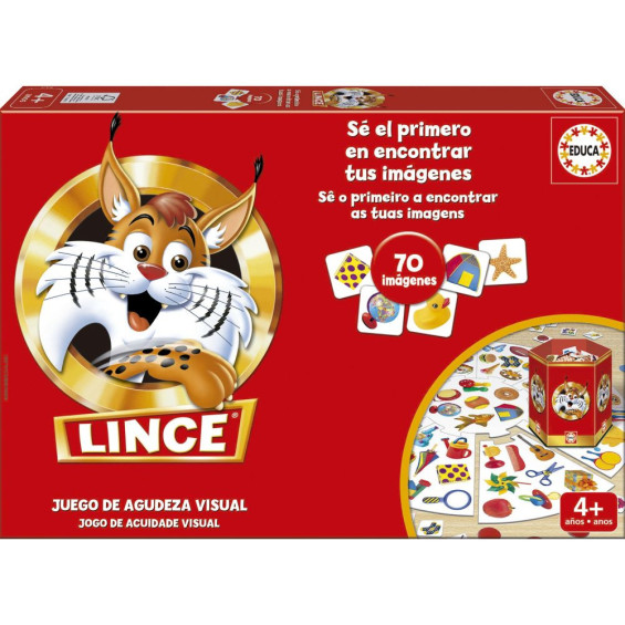 Educa Lince 70 Imágenes Juego de Mesa