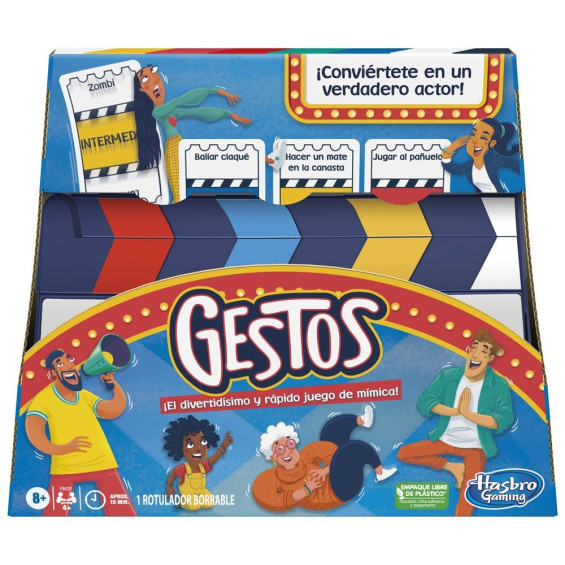Hasbro Gaming Gestos Refresh Juego de Mesa