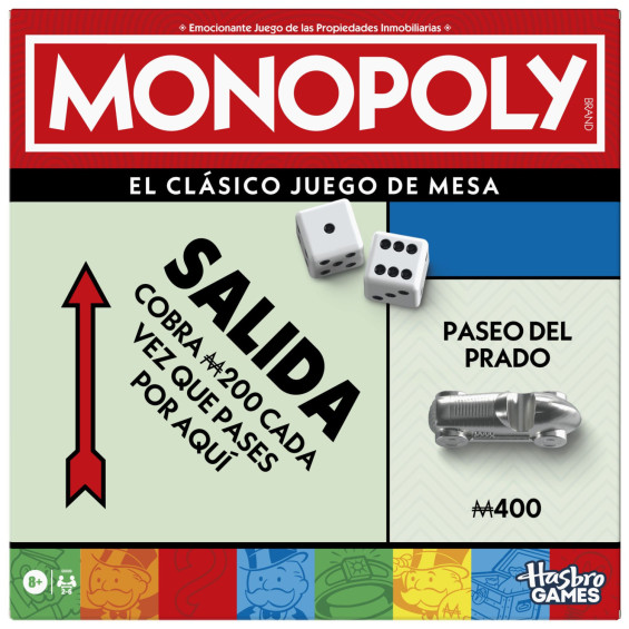 Hasbro Games Monopoly Classic Refresh Juego de Mesa