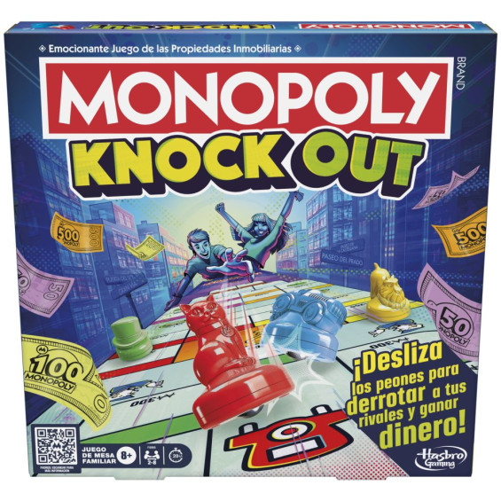 Hasbro Gaming Monopoly Knockout Juego de Mesa