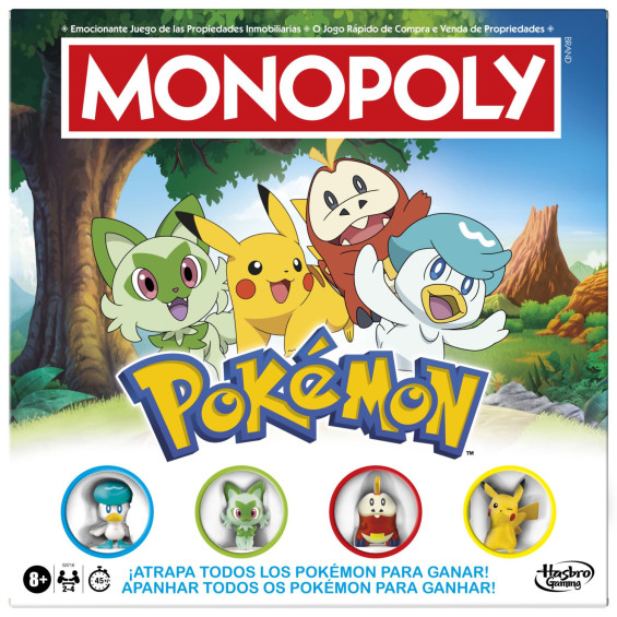 Hasbro Gaming Monopoly Pokémon Juego de Mesa