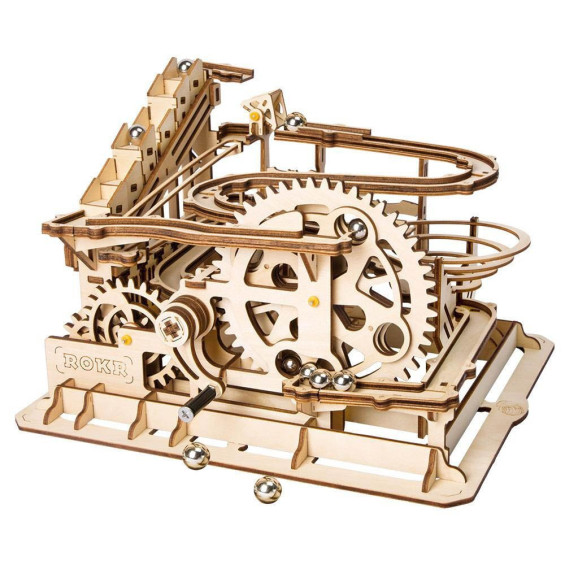 Robotime Montaña Rusa de Rueda Hidráulica Maqueta de Madera