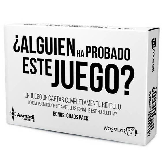 ¿Alguien Ha Probado Este Juego? Juego de Mesa