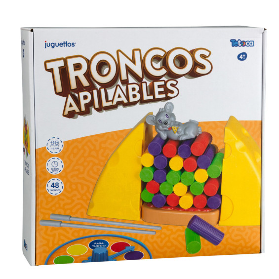 Tetoca Ratón Troncos Apilables