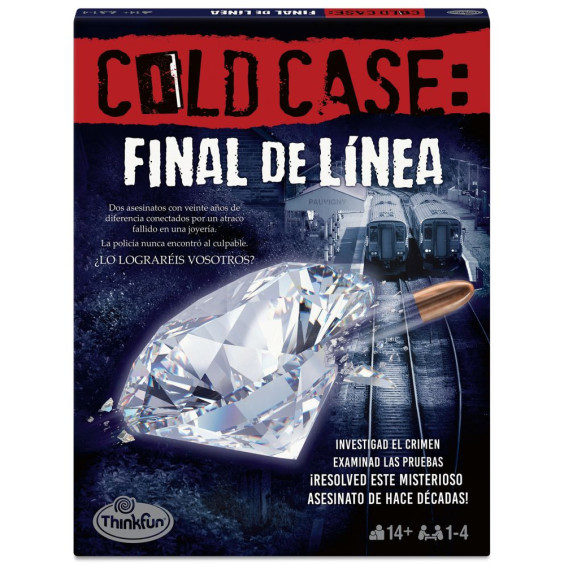 Think Fun Cold Case 4 Funal de Línea Juego de Mesa