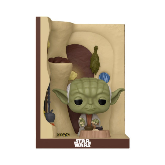 Funko Pop! Star Wars Figura de Vinilo Yoda en su Cabaña