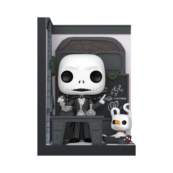 Funko Pop! Disney Pesadilla Antes de Navidad Figura de Vinilo Jack Skellington en la Habitación de Jack