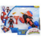 Spidey and his Amazing Friends Figura Miles Spin Morales con Aracno Triciclo