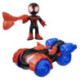 Spidey and his Amazing Friends Figura Miles Spin Morales con Aracno Triciclo